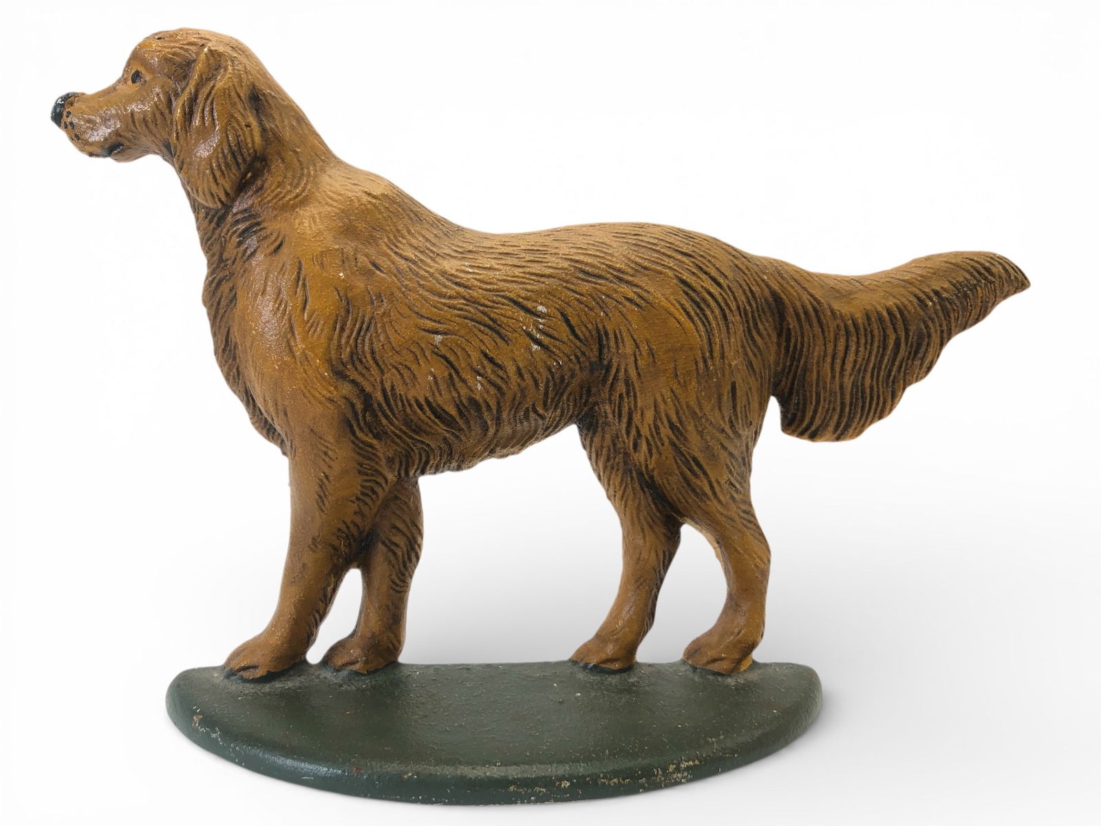 Antique Cast Iron Golden Retriever Door Stop (1 of 9)