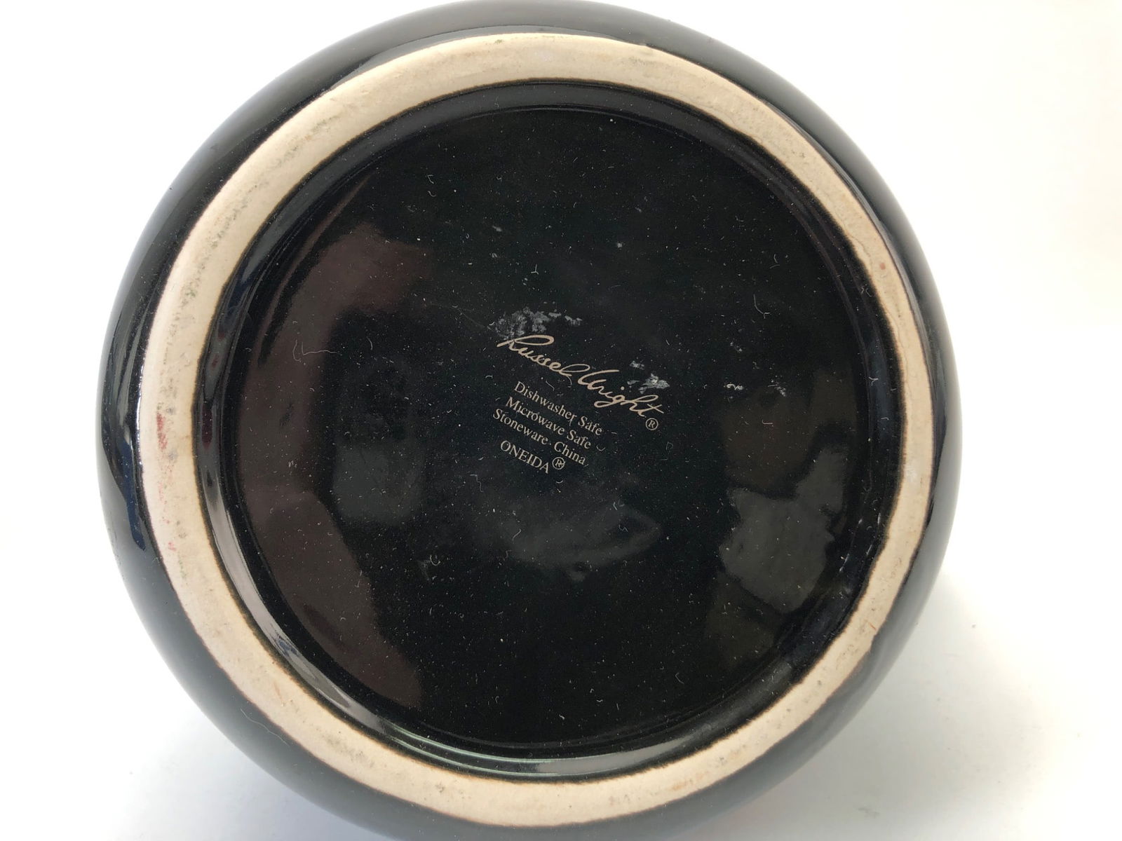 Russel Wright Black Pepper Ceramic Pitcher - 6