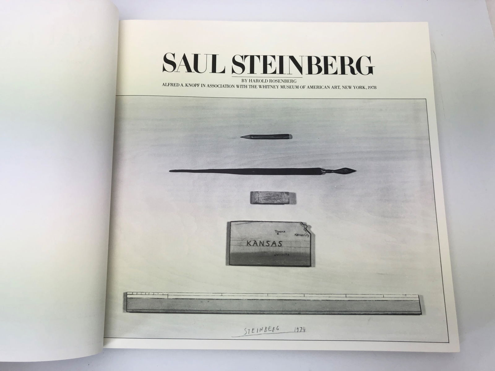 Saul Steinberg By Harold Rosenberg 1978 - 5