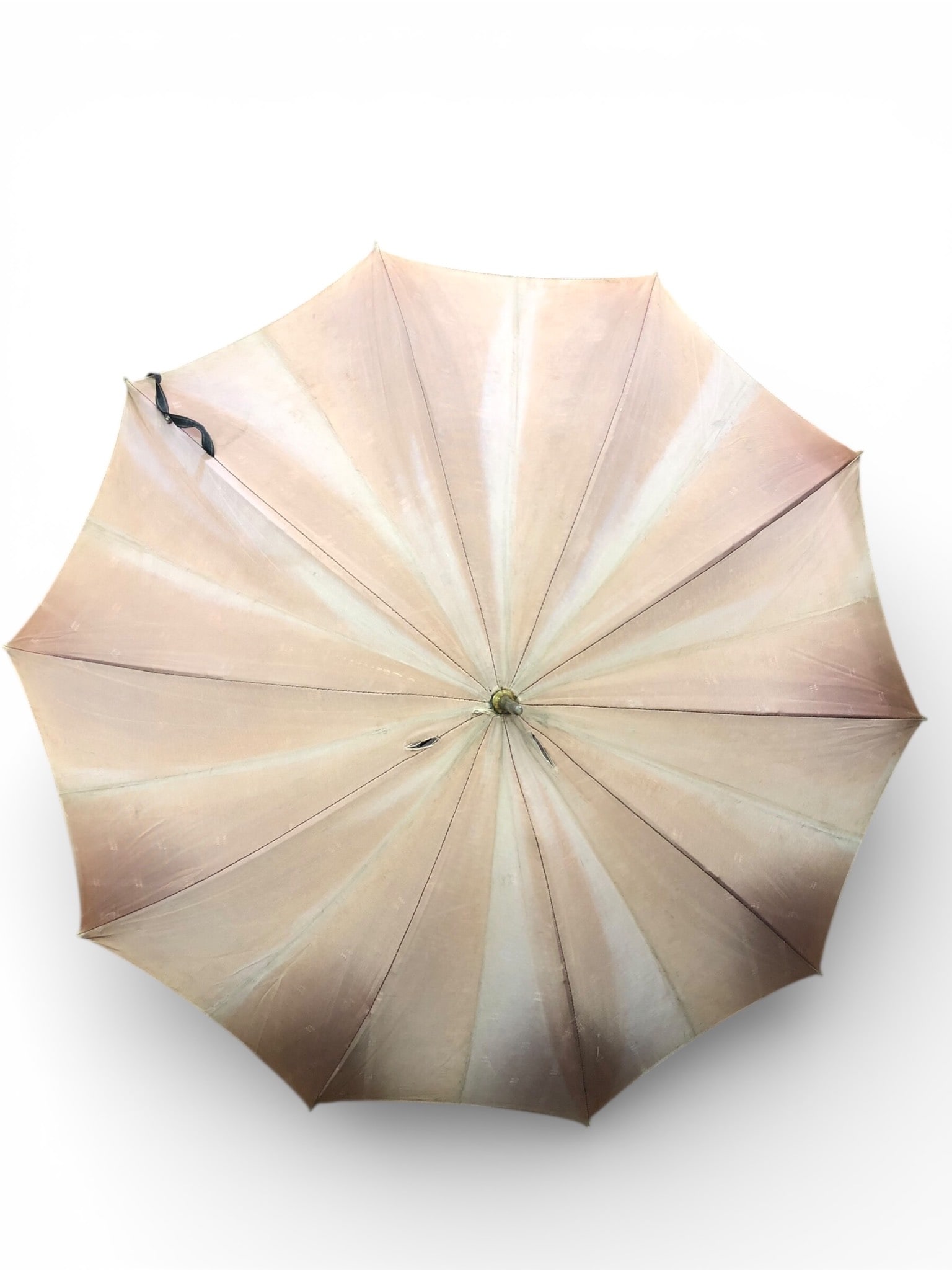 Vtg Umbrella W/Bakelite Handle & 10 Spoke Frame (1 of 12)