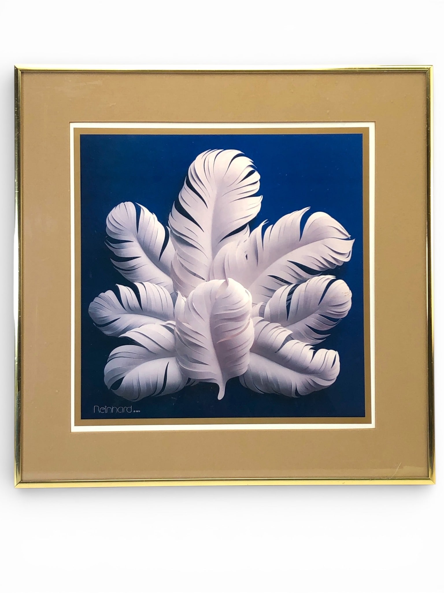 1979 Siegbert Reinhard Giclée Print “Paper Feather (1 of 5)