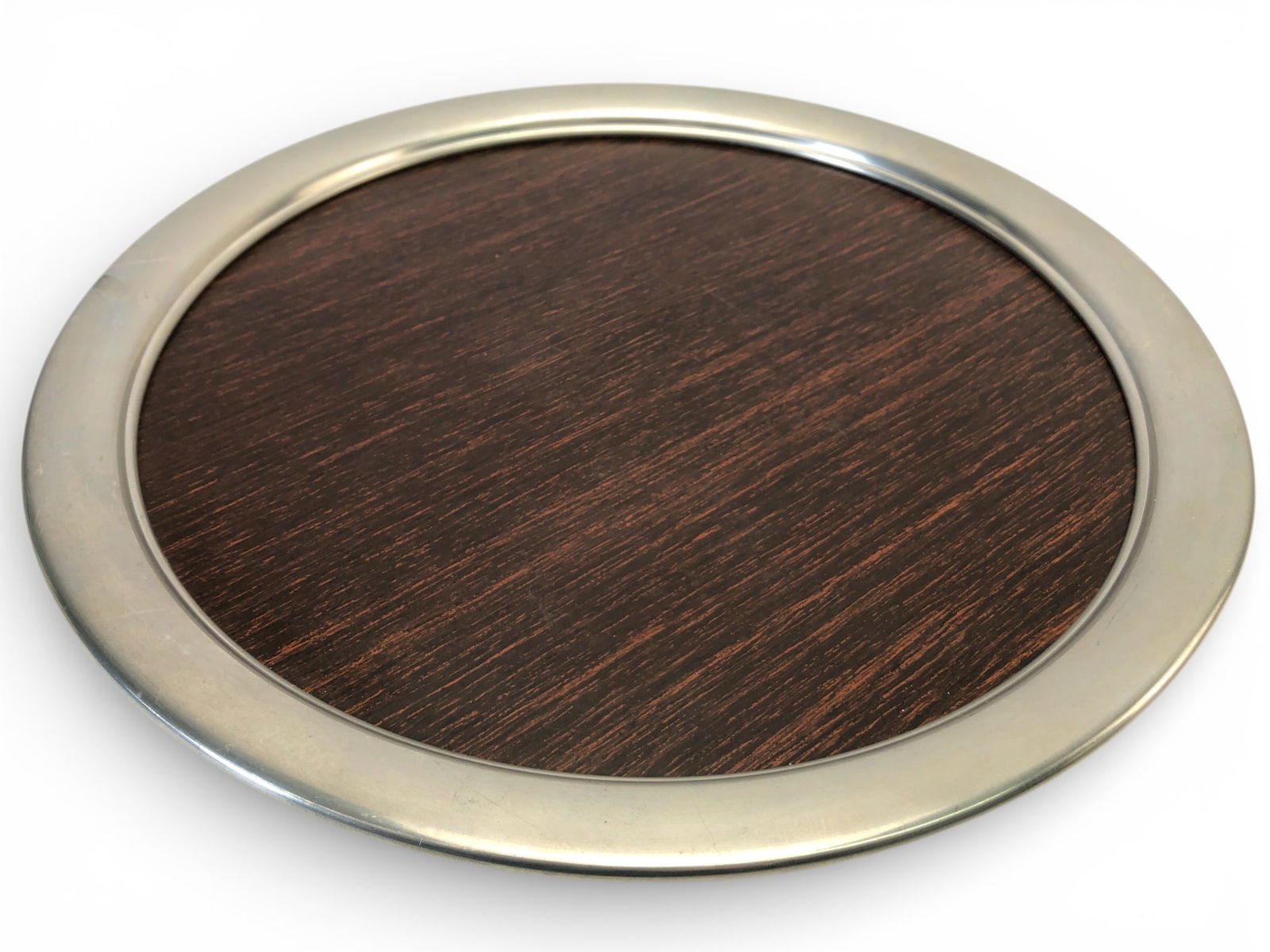 Royal Holland KDM Pewter & Wood Tray (1 of 5)