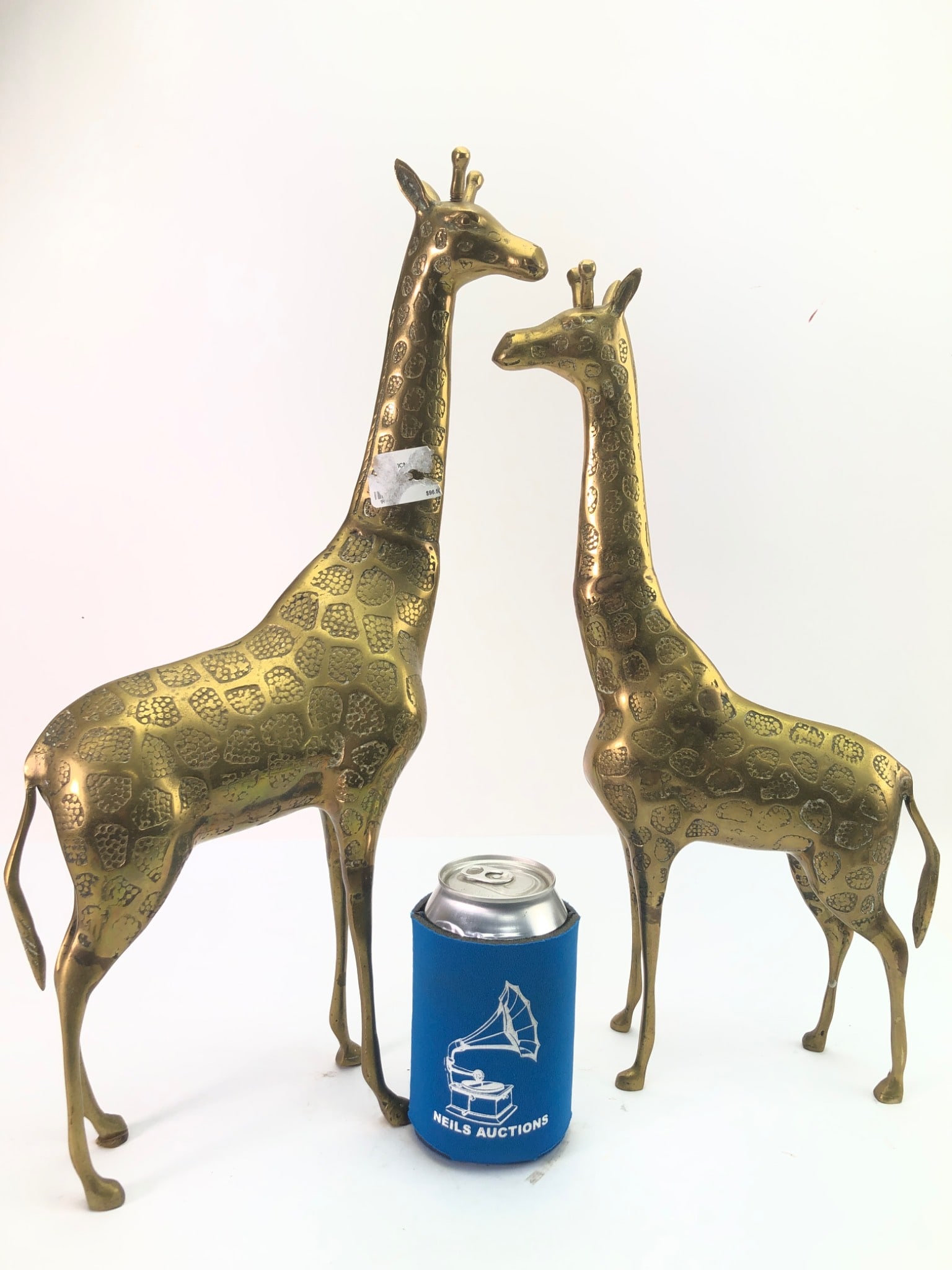 Brass Giraffe Figures - 2
