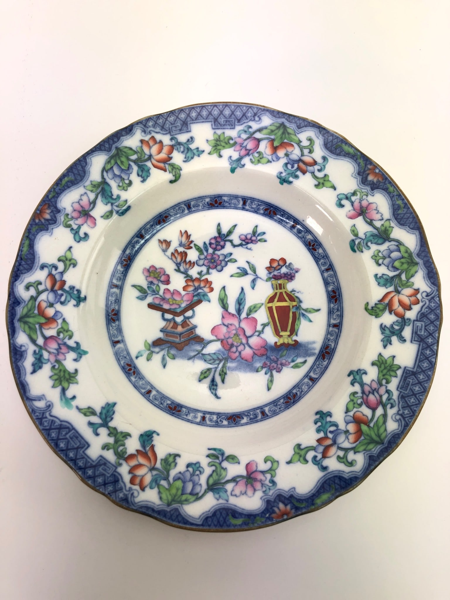 Poonah Porcelain English Plate By Minton (1 of 6)