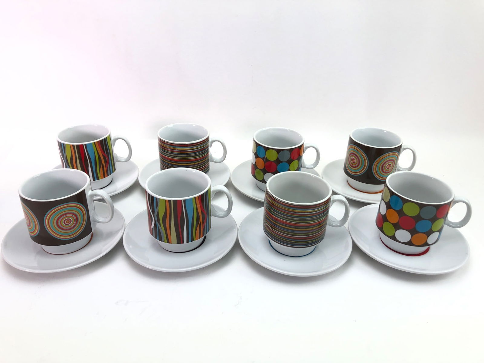 Retro Caribou Coffee Stackable Mug & Saucer Set (1 of 10)