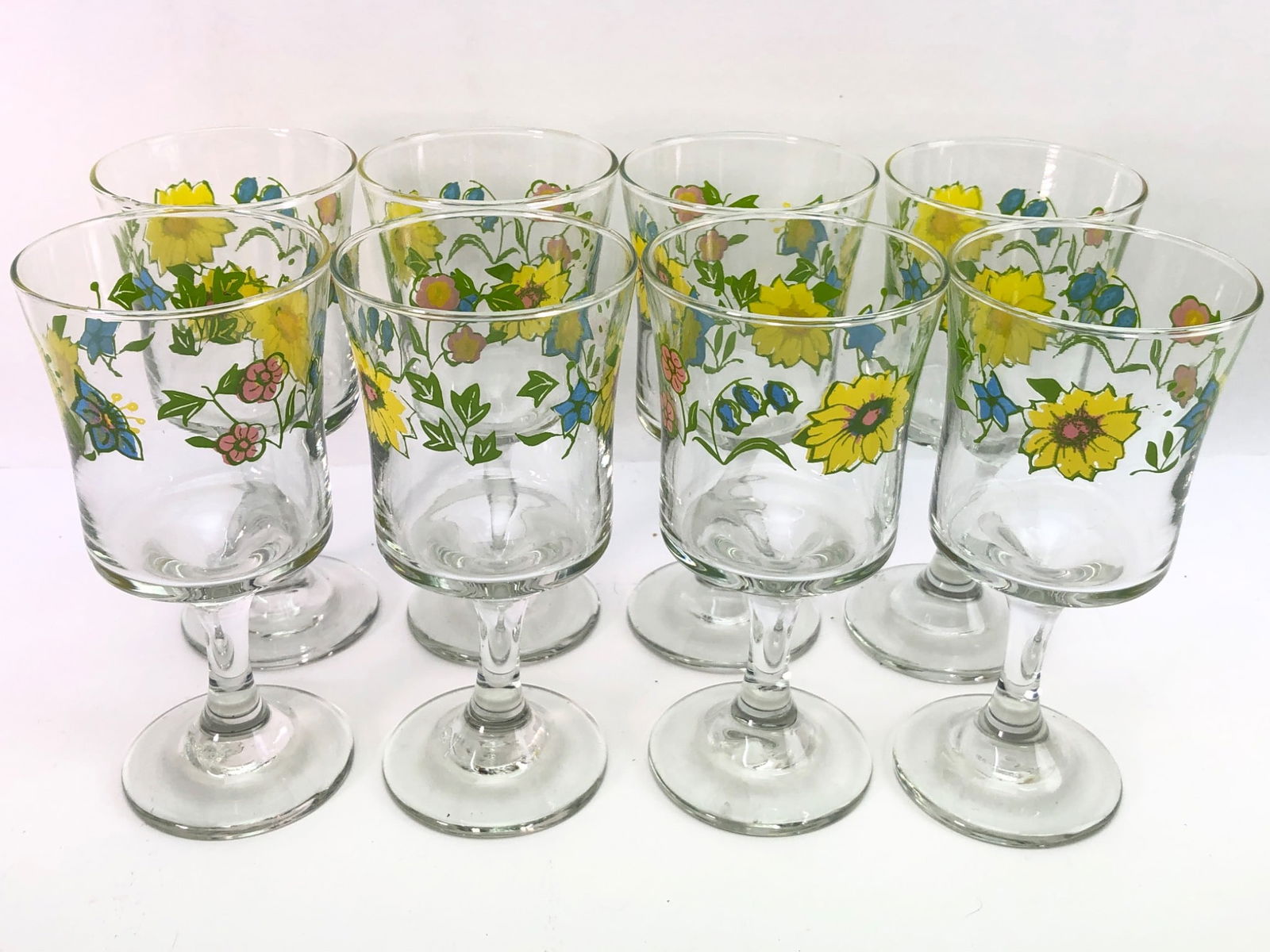 (8) Vtg Corelle Corning Meadow Water Glasses (1 of 5)