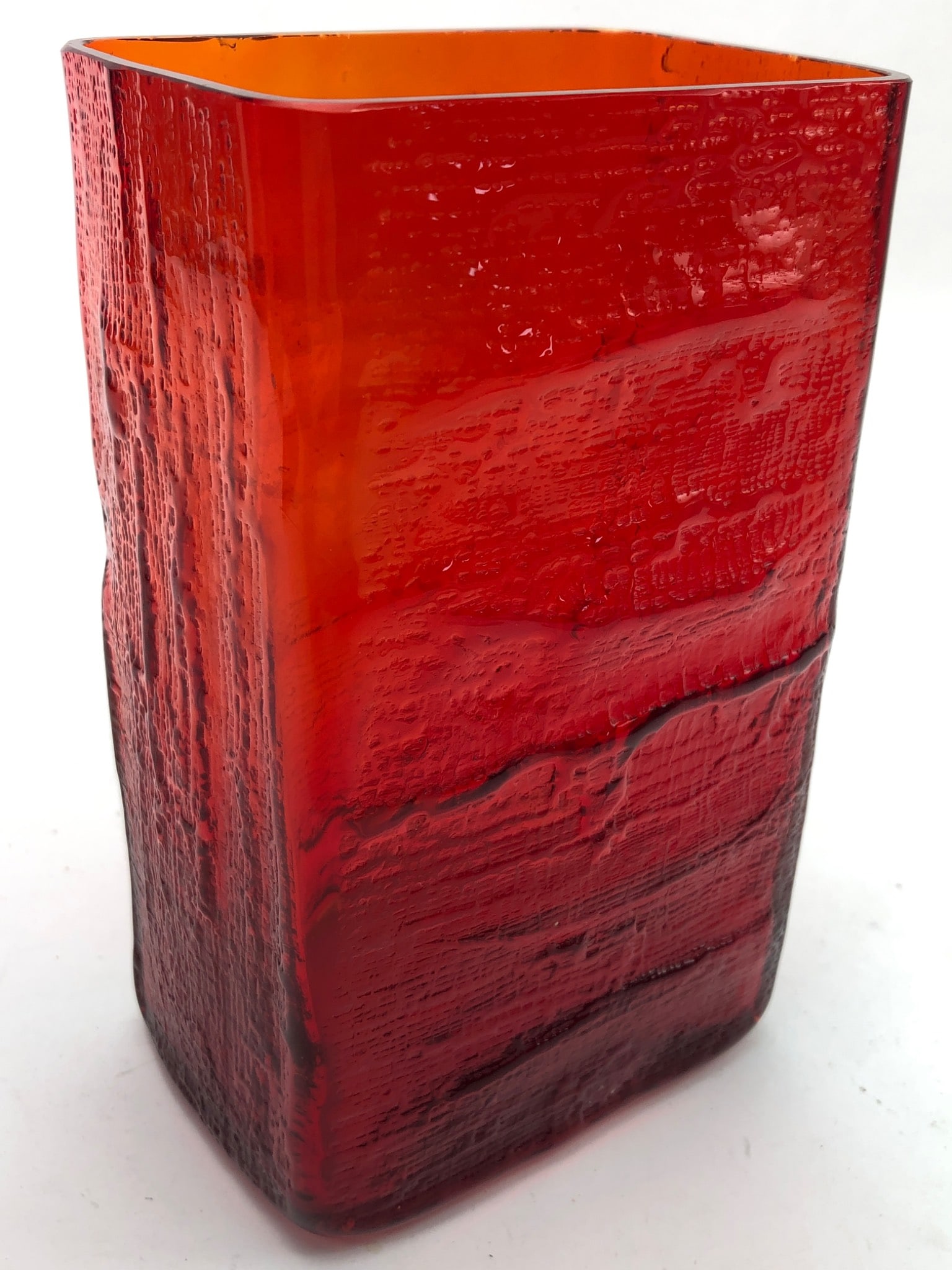 Christer Sjogren For Lindshammar Art Glass Vase (1 of 9)