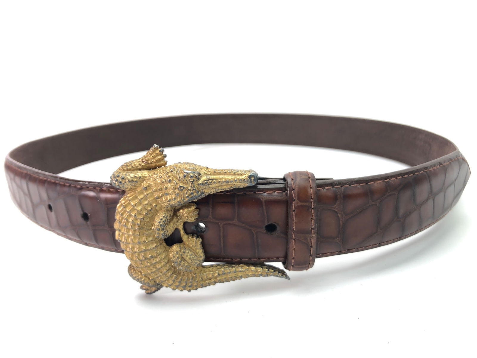 Barry Kieselstein-Cord Style Alligator Belt (1 of 11)