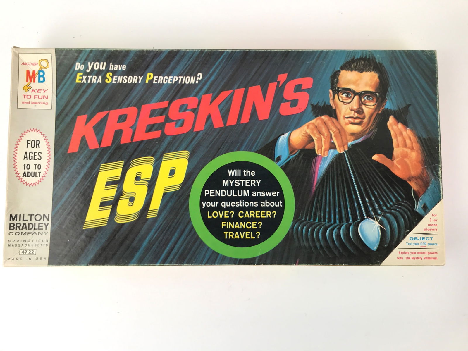 Complete 1966 Milton Bradley Kreskin’s ESP Game (1 of 7)