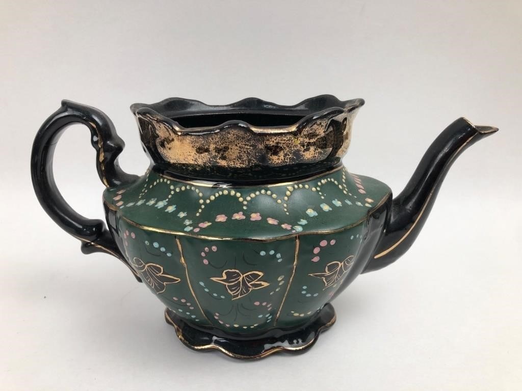 Hand Painted Ceramic Tea Set - 5