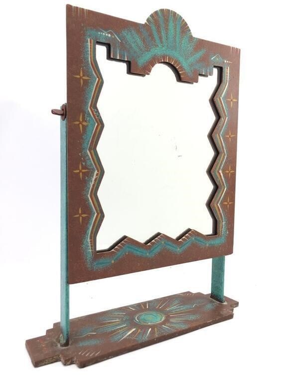 Robert Shields Southwestern Style Painted Table Mi (1 of 15)