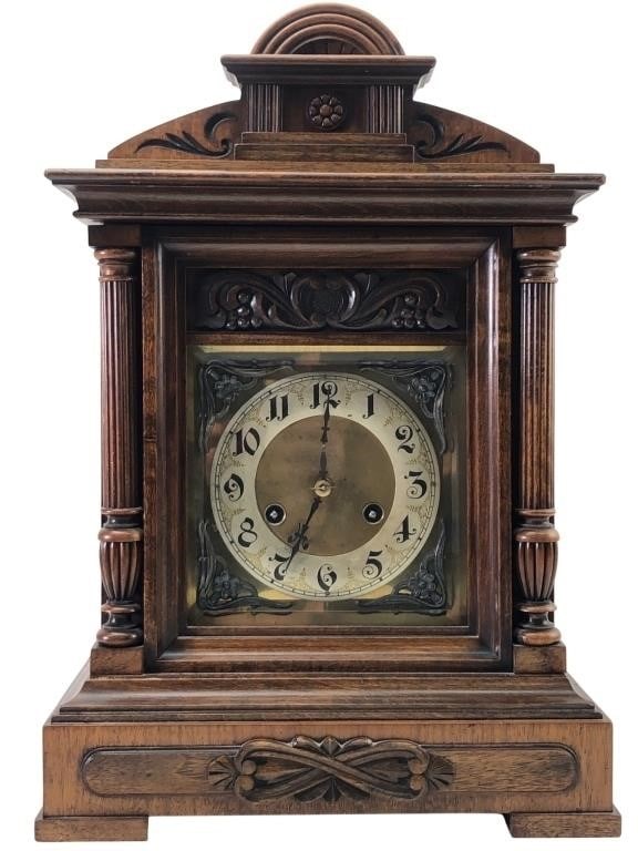Junghans German Oak Westminster Chime Mantel Clock (1 of 11)