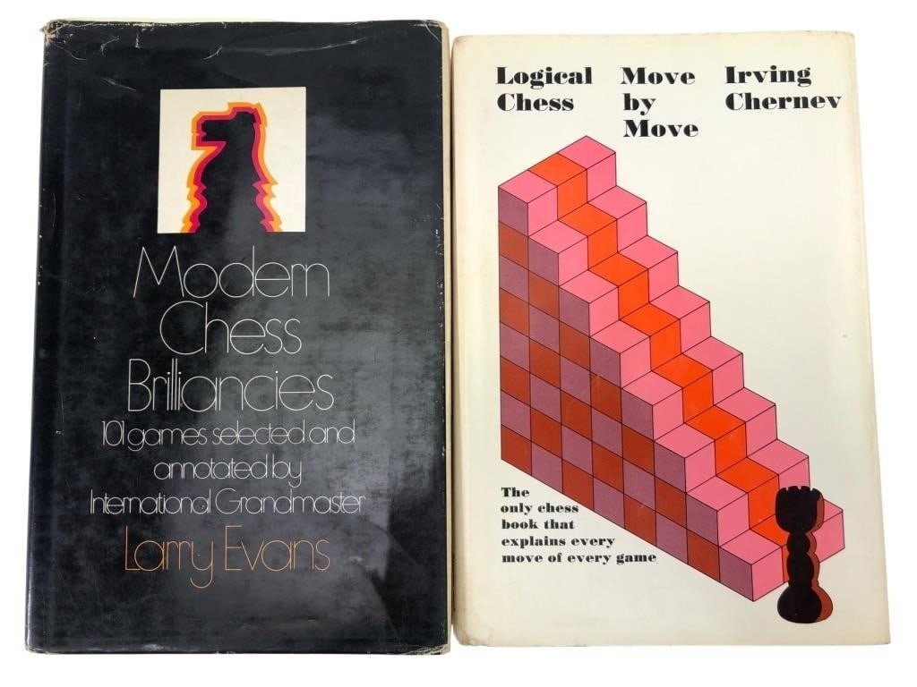 Rare VTG Chess Book Lot: Evans & Chernev (1 of 7)