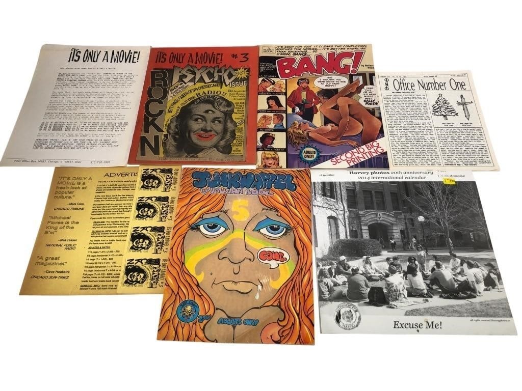 Lot of Underground Comix and Ephemera, vtg (1 of 12)