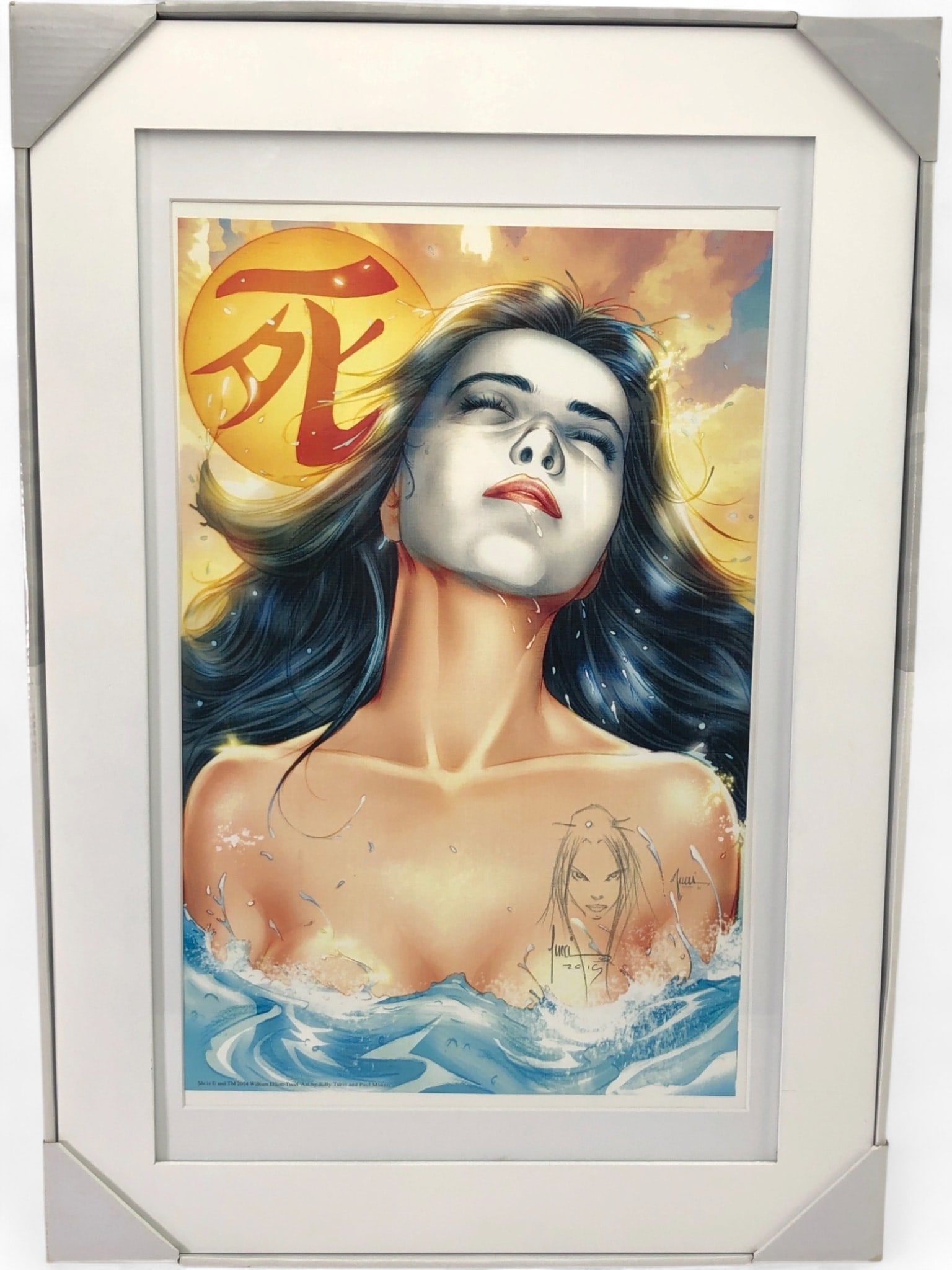 Billy Tucci Shi Framed Art Print with Sketch (1 of 6)