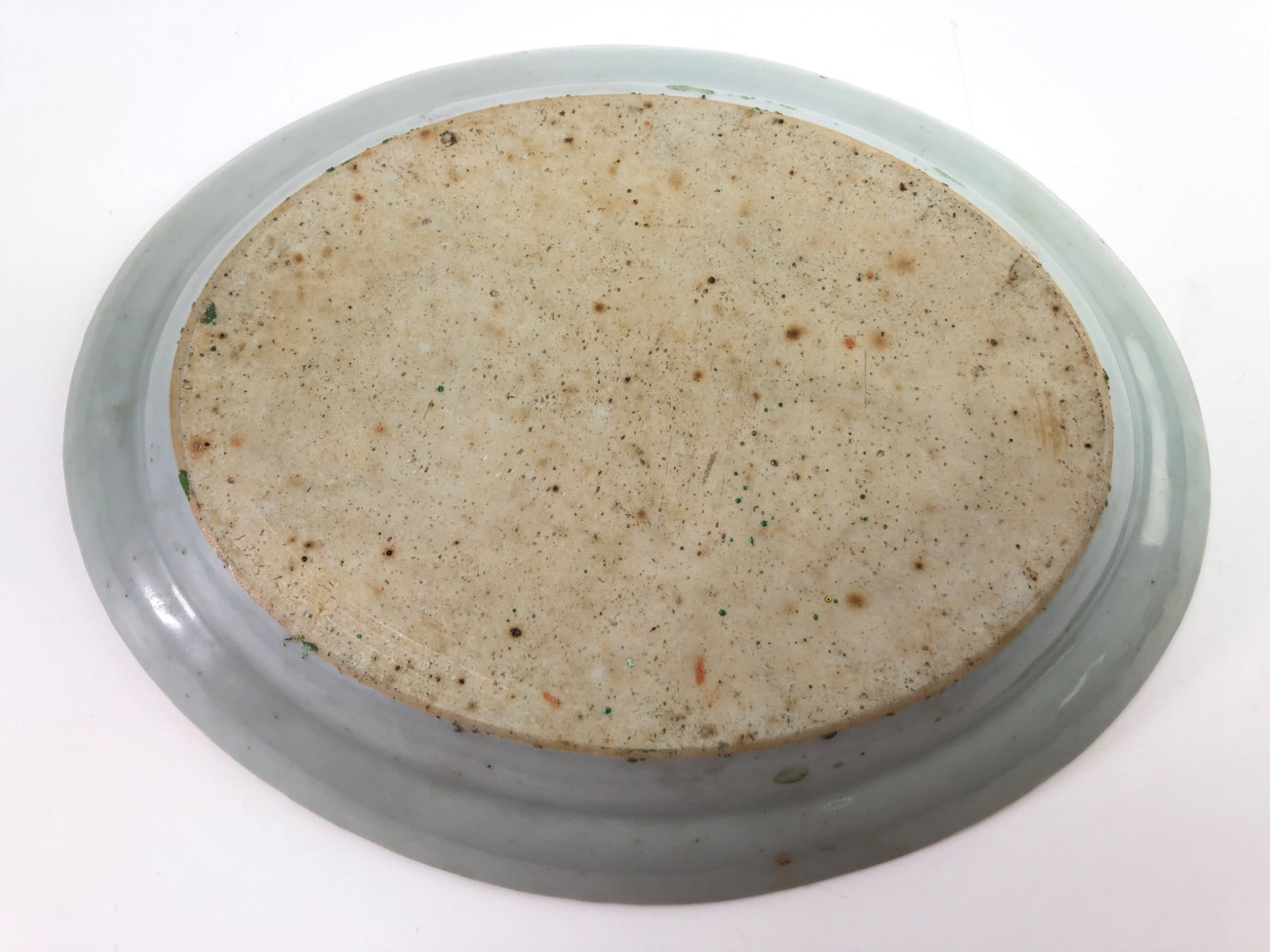 Chinese Export Cabbage Leaf Porcelain Oval Platter - 4