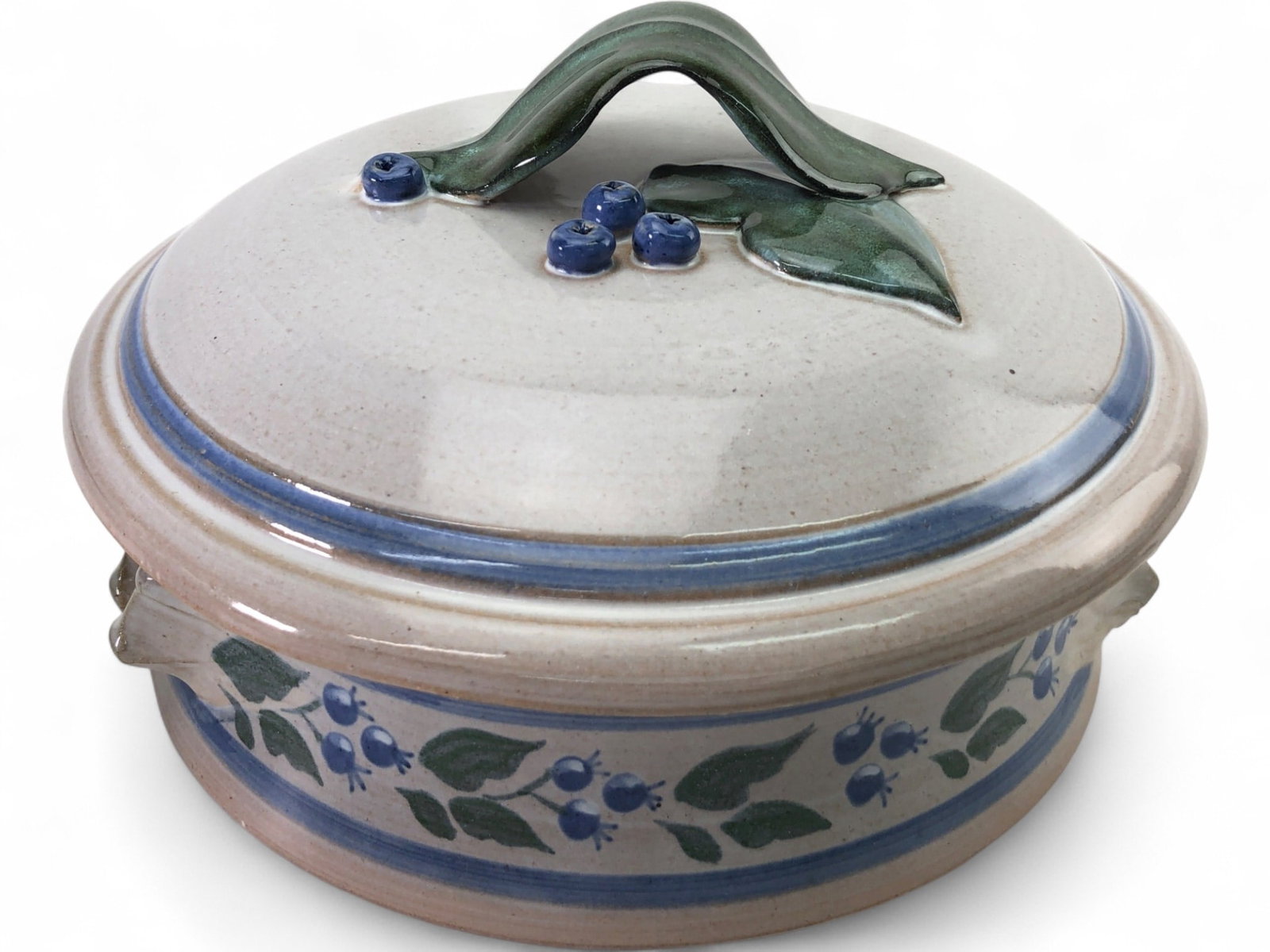 Hockerman Signed Studio Art Pottery Lidded Dish (1 of 9)