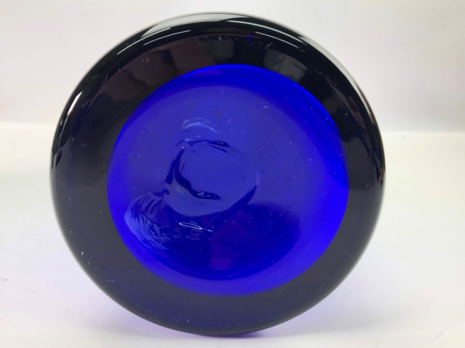 Blenko Handcraft Cobalt Blue Glass Pitcher - 7