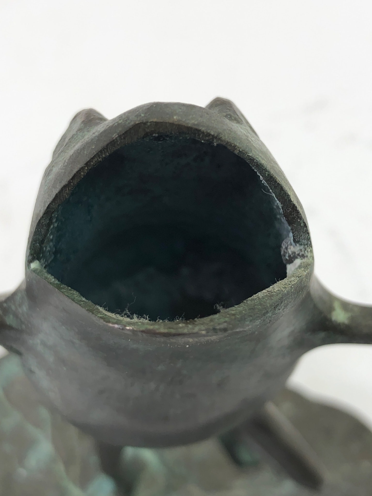 Bronze Frog Candlestick - 4