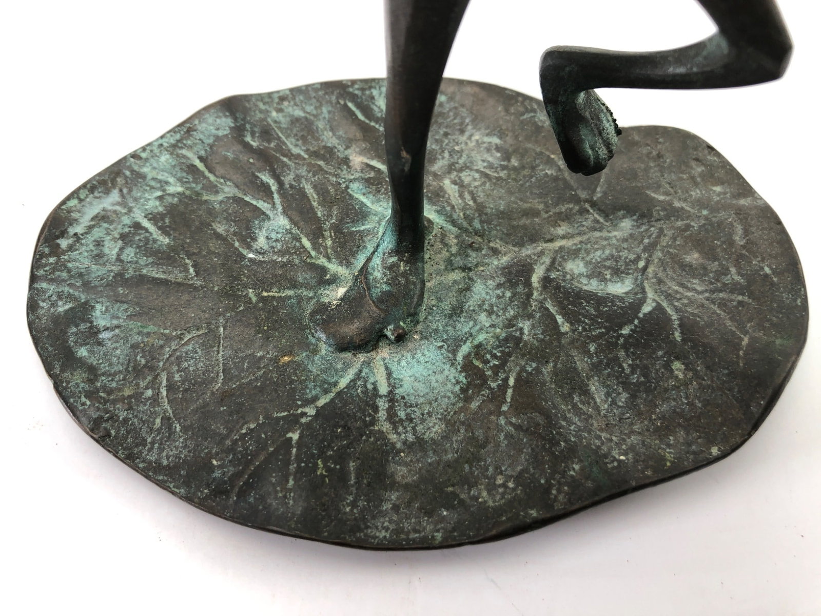 Bronze Frog Candlestick - 7