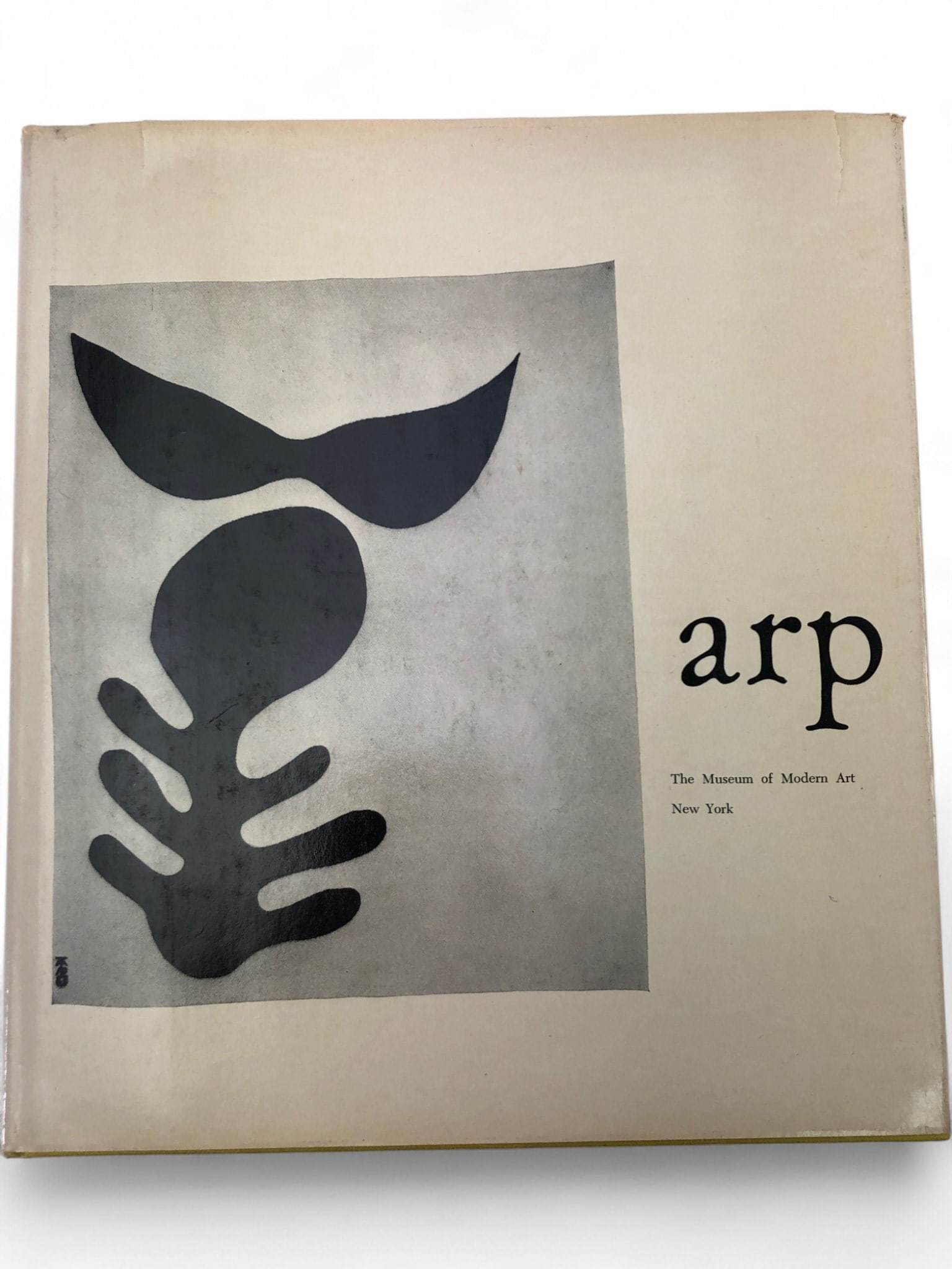 1958 Arp The Museum of Modern Art Book: 1958 hardcover book with dust jacket, published by The Museum of Modern Art, New York. A monograph on Jean (Hans) Arp, edited by James Thrall Soby, with essays by Arp, Huelsebeck, Giedion-Welcker, and
