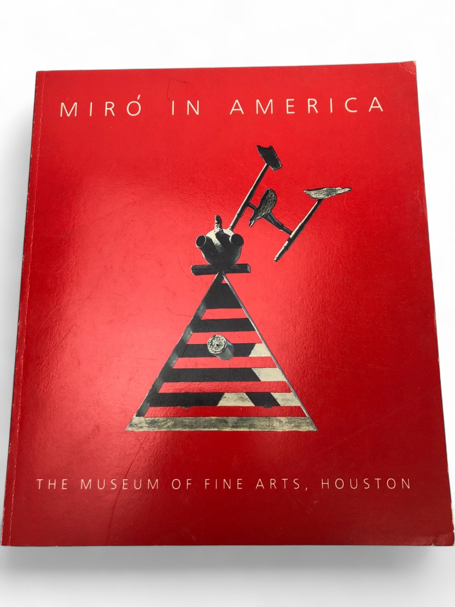 Miró in America: Museum of Fine Arts Houston: 1982 first edition softcover exhibition catalog, 'Miró in America,' published by The Museum of Fine Arts, Houston. Features essays by Barbara Rose, Judith McCandless, and Duncan Macmillan, accompanyi