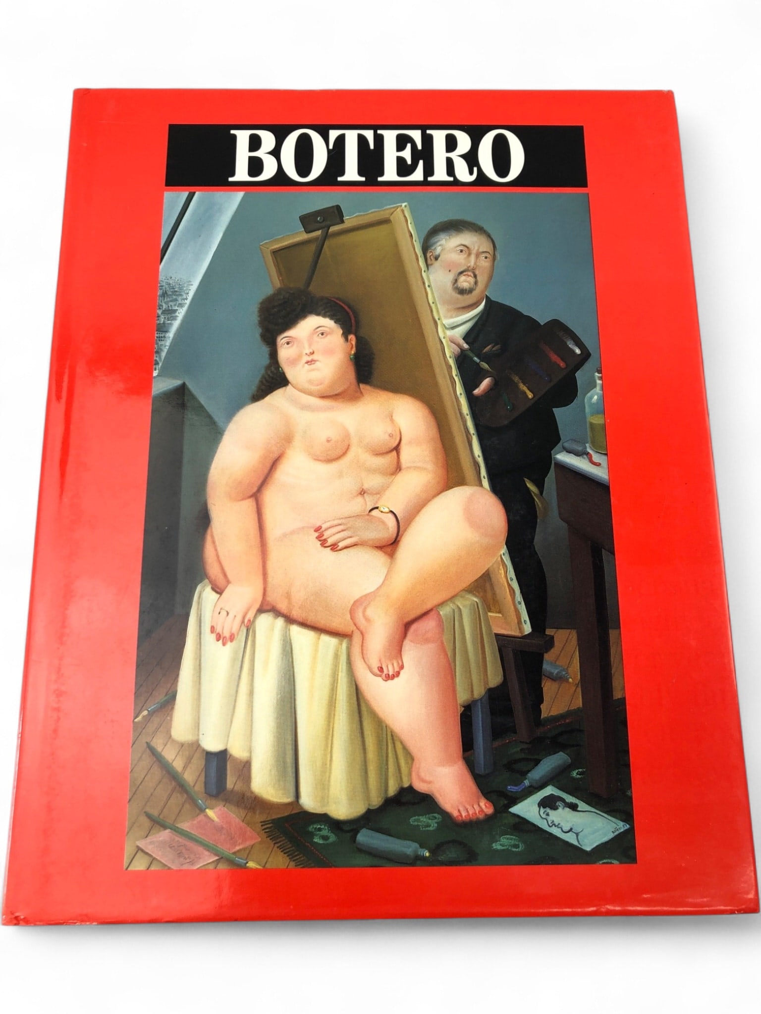 Botero: Great Modern Masters Art Book, 1996: 1996 first edition hardcover art book, 'Botero: Great Modern Masters,' published by Harry N. Abrams, Inc. This comprehensive volume showcases the distinctive works of Colombian artist Fernando Botero,