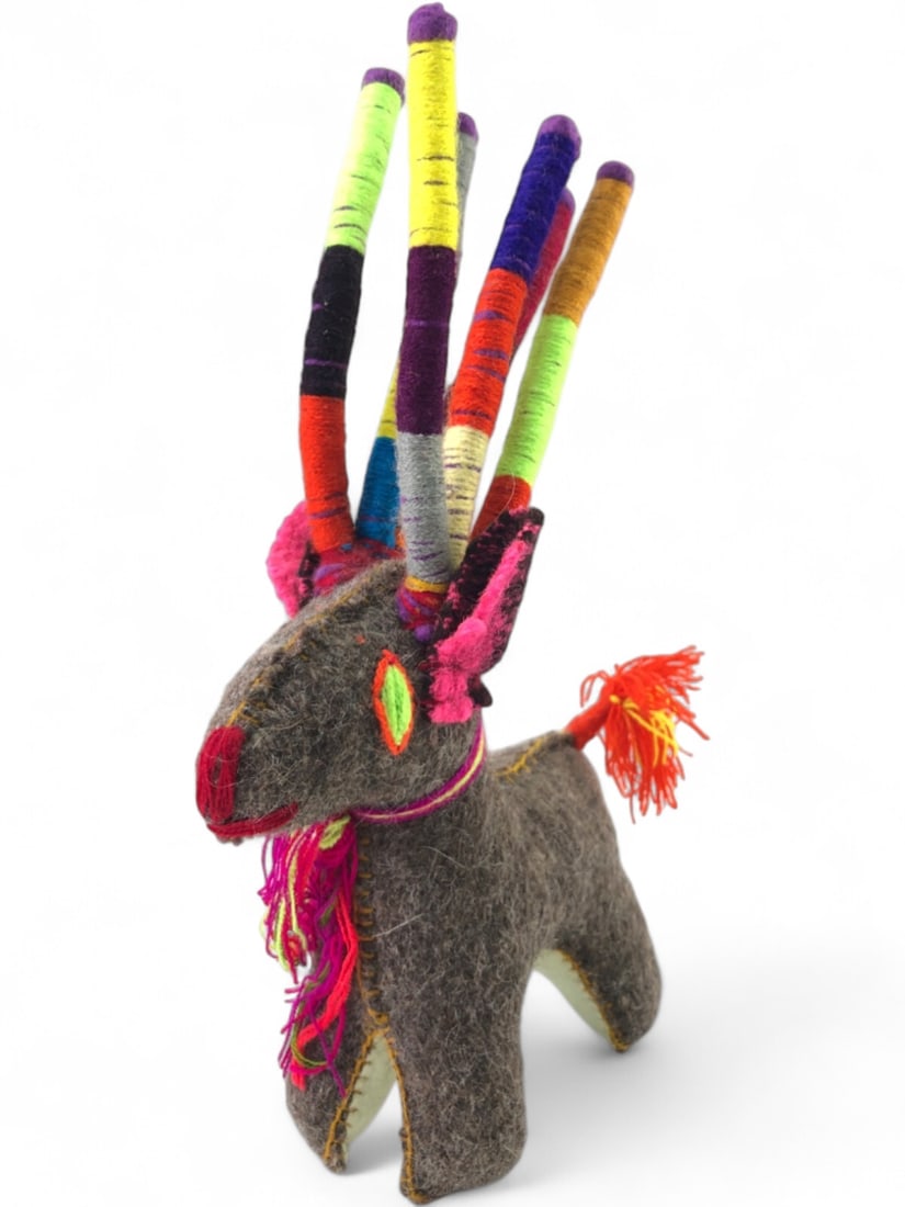 Chiapas Mexico Animalito Wool Reindeer (1 of 8)