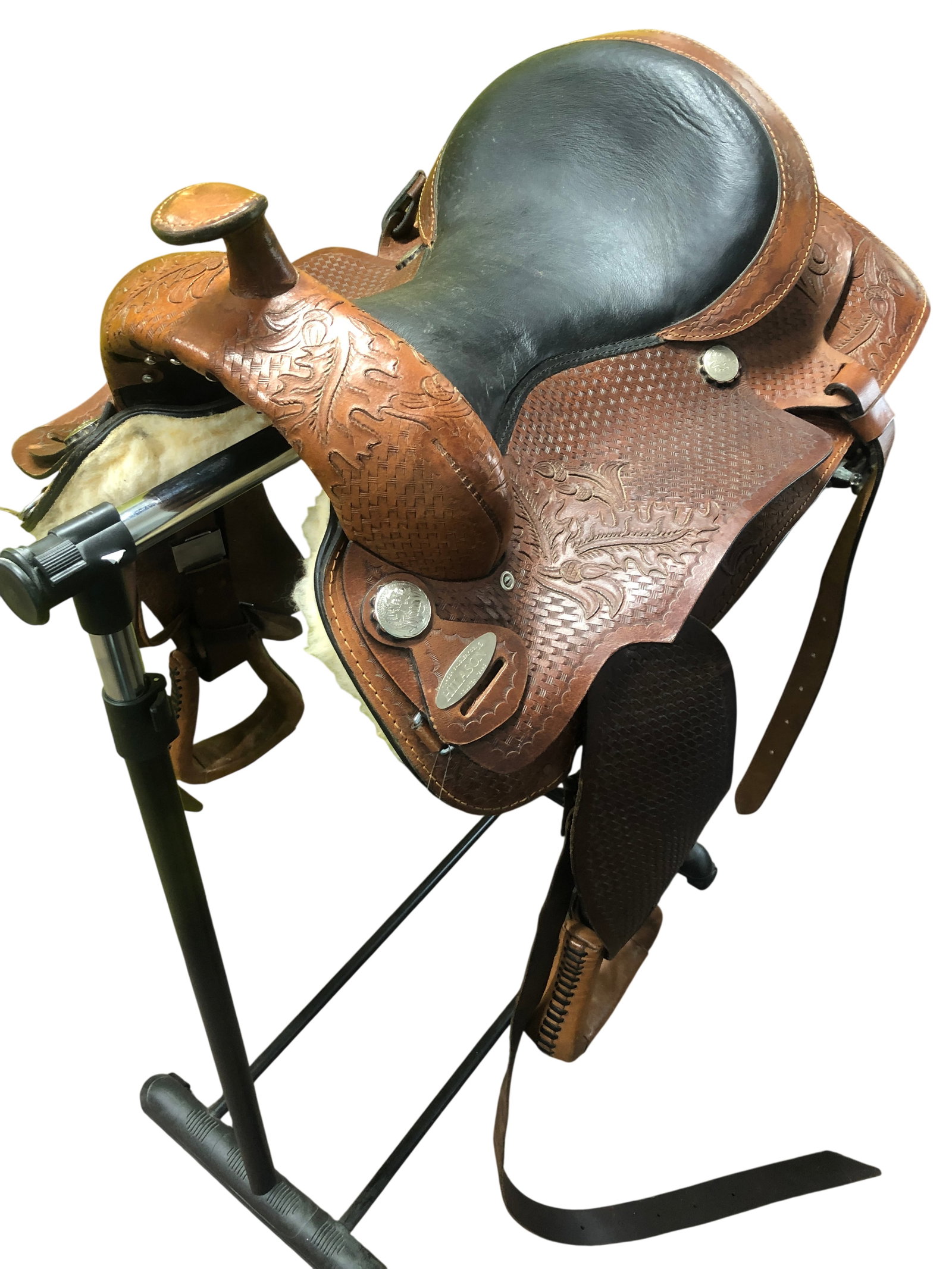 Hilason Western Draft Horse Trail Saddle (1 of 14)