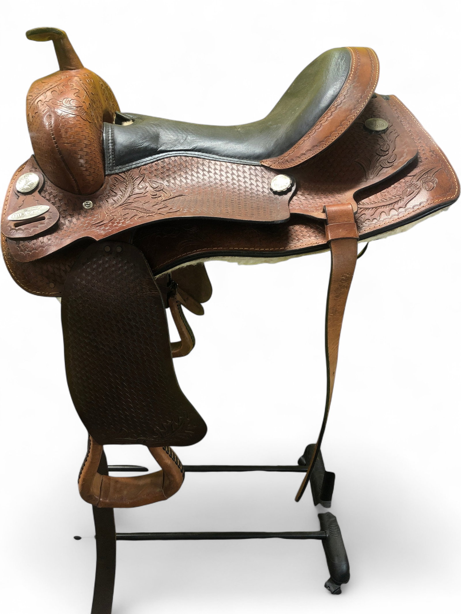 Hilason Western Draft Horse Trail Saddle - 2