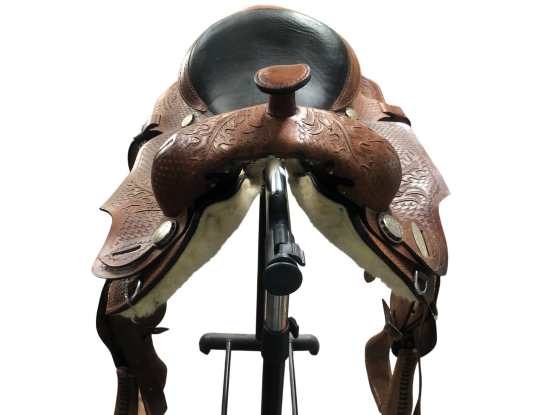 Hilason Western Draft Horse Trail Saddle - 5