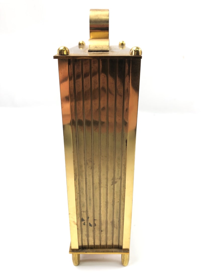 Kundo Electronic Brass Skeleton Clock - 6