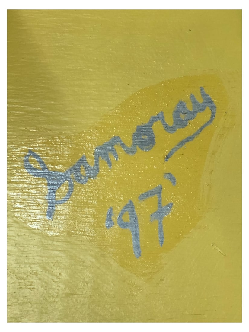 Samoray Signed Ceramic Mosaic Side Tables, Pr. - 11