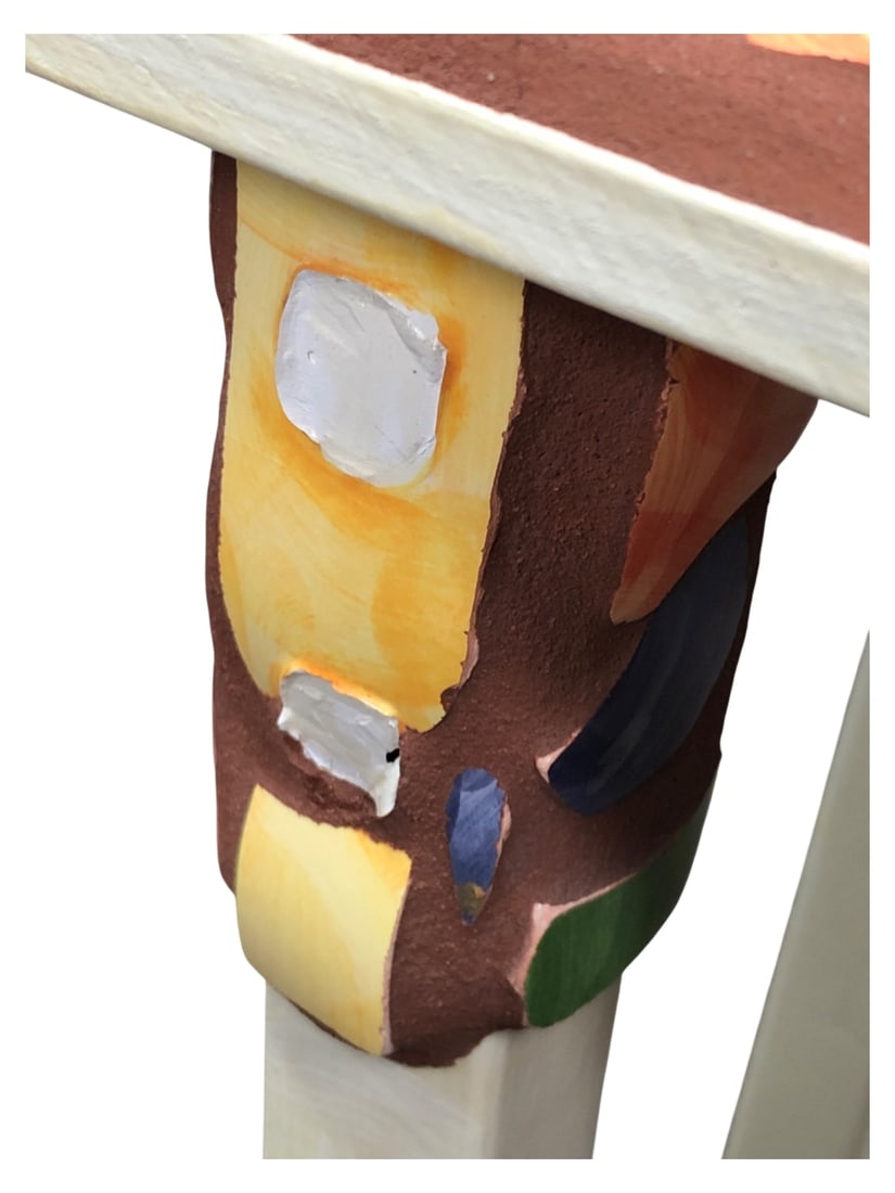 Samoray Signed Ceramic Mosaic Side Tables, Pr. - 5