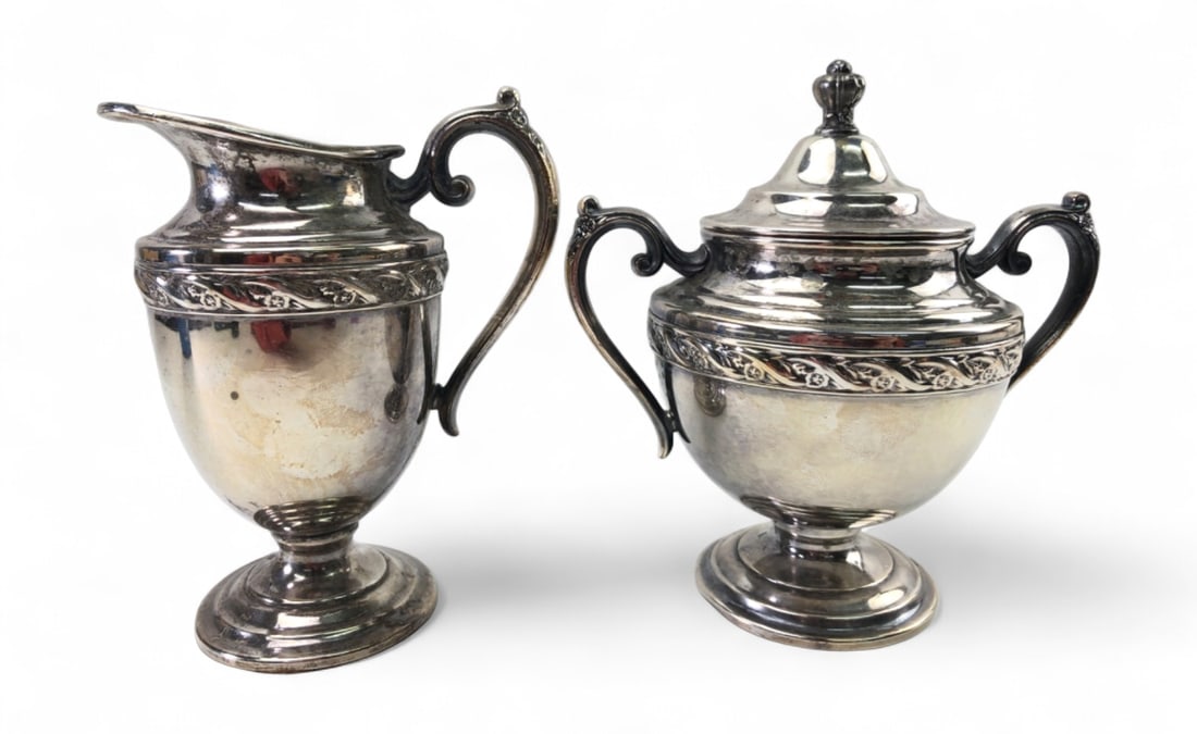 Rogers & Sons Spring Flowers Silverplate Set (1 of 10)