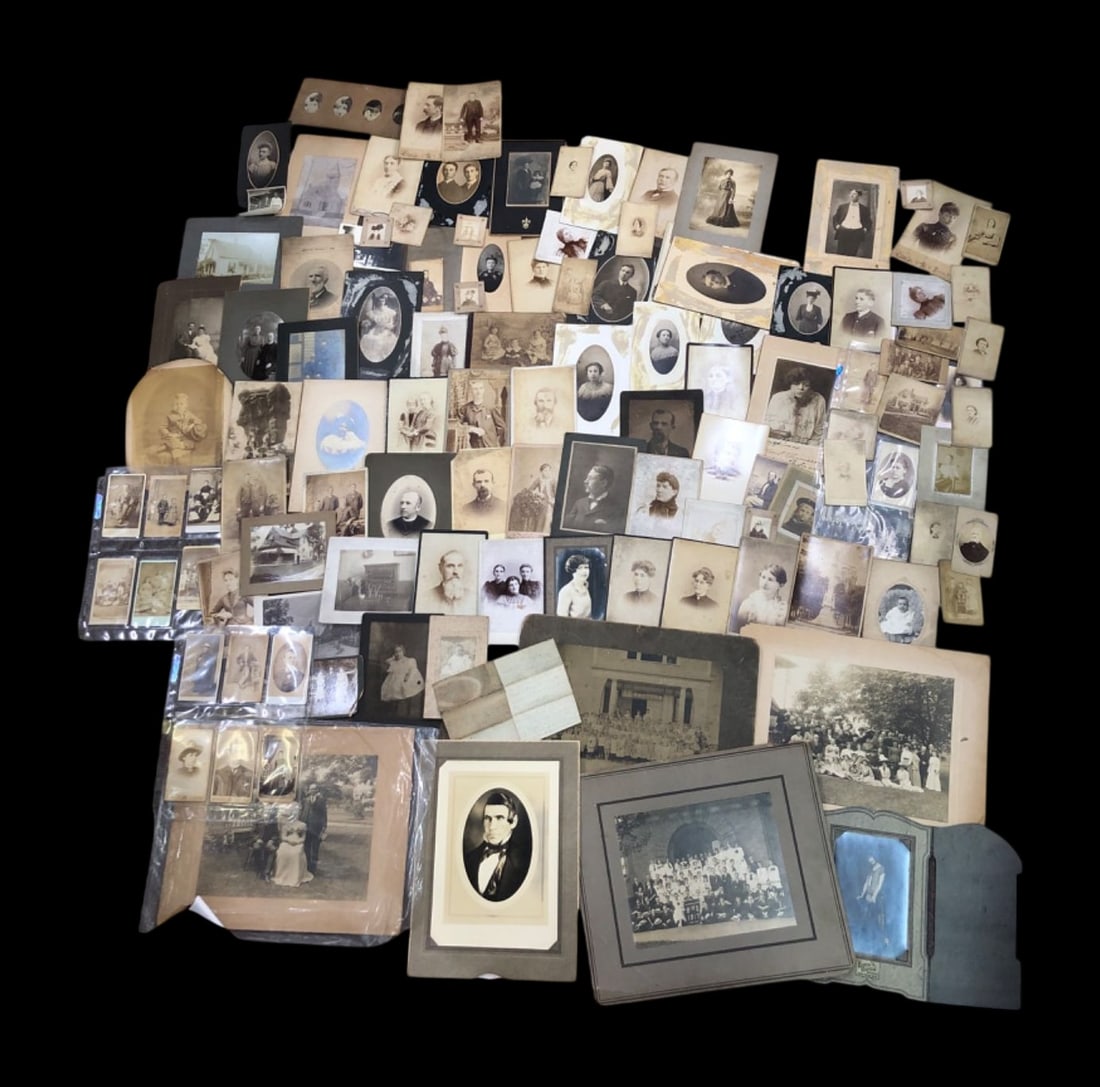 VTG Collection of Antique Cabinet Cards and Photographs (1 of 4)