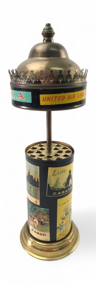 VTG Brass Airline Advertising Cigarette Dispenser (1 of 7)