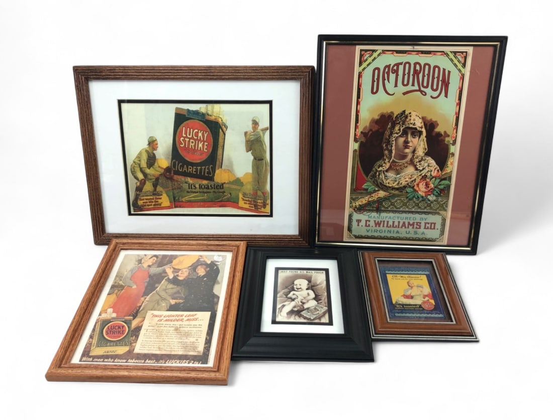 Lucky Strike and Tobacco Advertising Art Group (1 of 7)