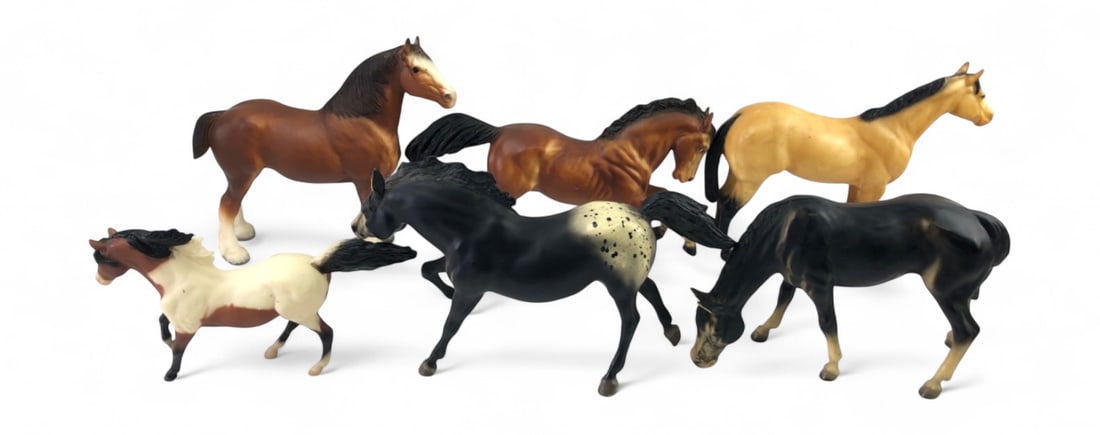 VTG Breyer Molding Co. Horse Figures, Set of 6 (1 of 12)