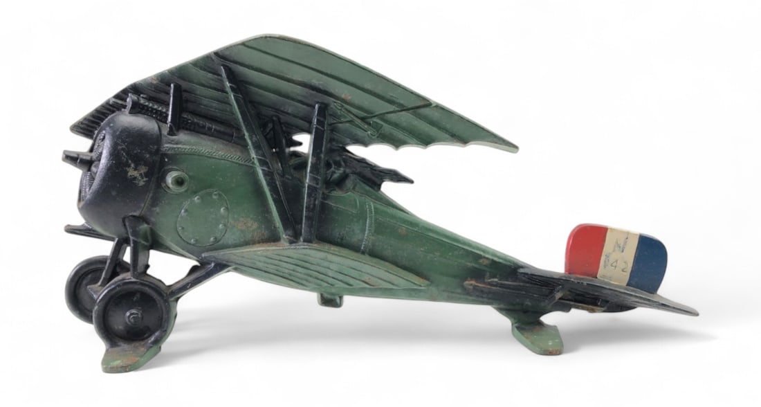 Cast Iron French Biplane Doorstop (1 of 7)