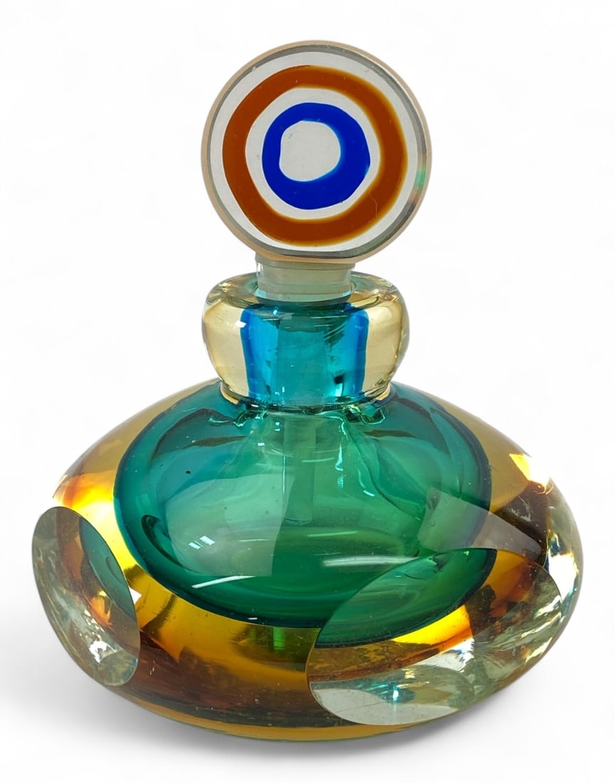 Fifth Avenue Crystal Sommerso Art Glass Perfume (1 of 8)