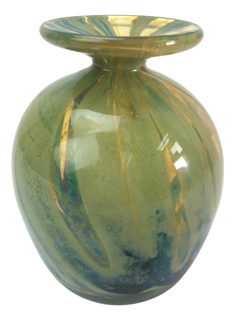 Mdina Art Glass Vase, approx. 6" H (1 of 6)