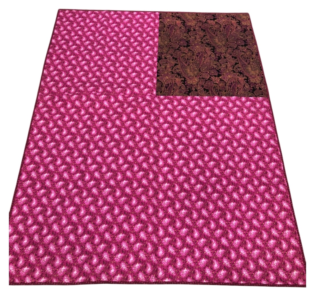 Handmade Floral Patchwork Quilt - 5