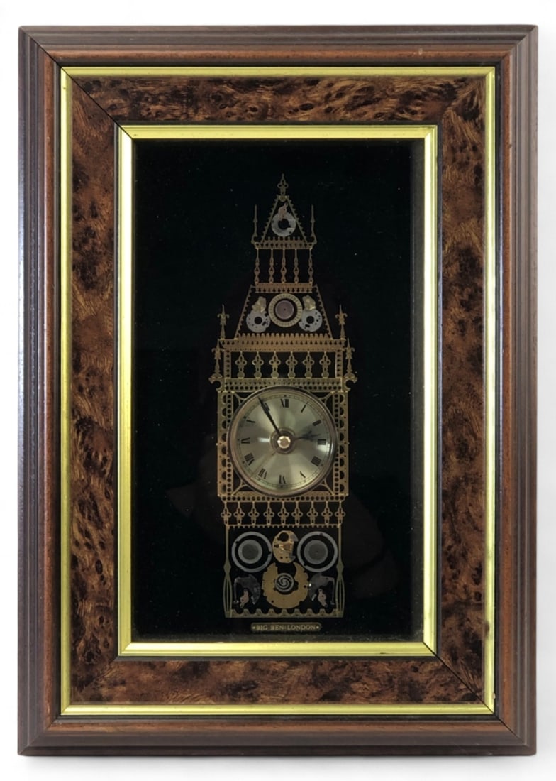 Big Ben London Themed Framed Clock Art (1 of 7)