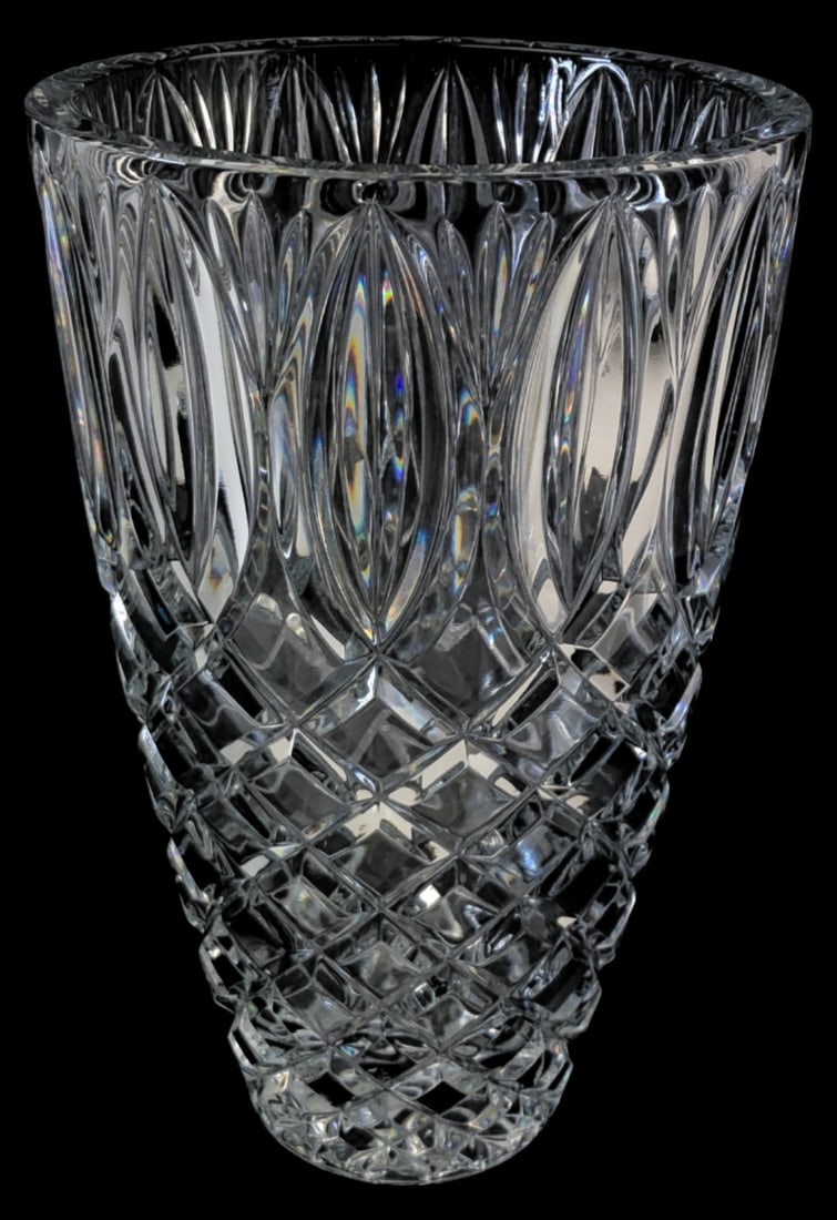 Waterford Grant Lead Crystal Vase, 10" H (1 of 5)