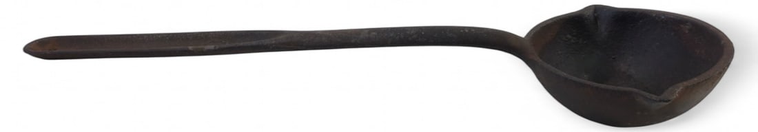 Antique Cast Iron Industrial Smelting Ladle (1 of 5)
