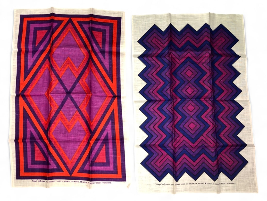 VTG Fingal Kilkenny Linen Tea Towels 19x30 (1 of 4)