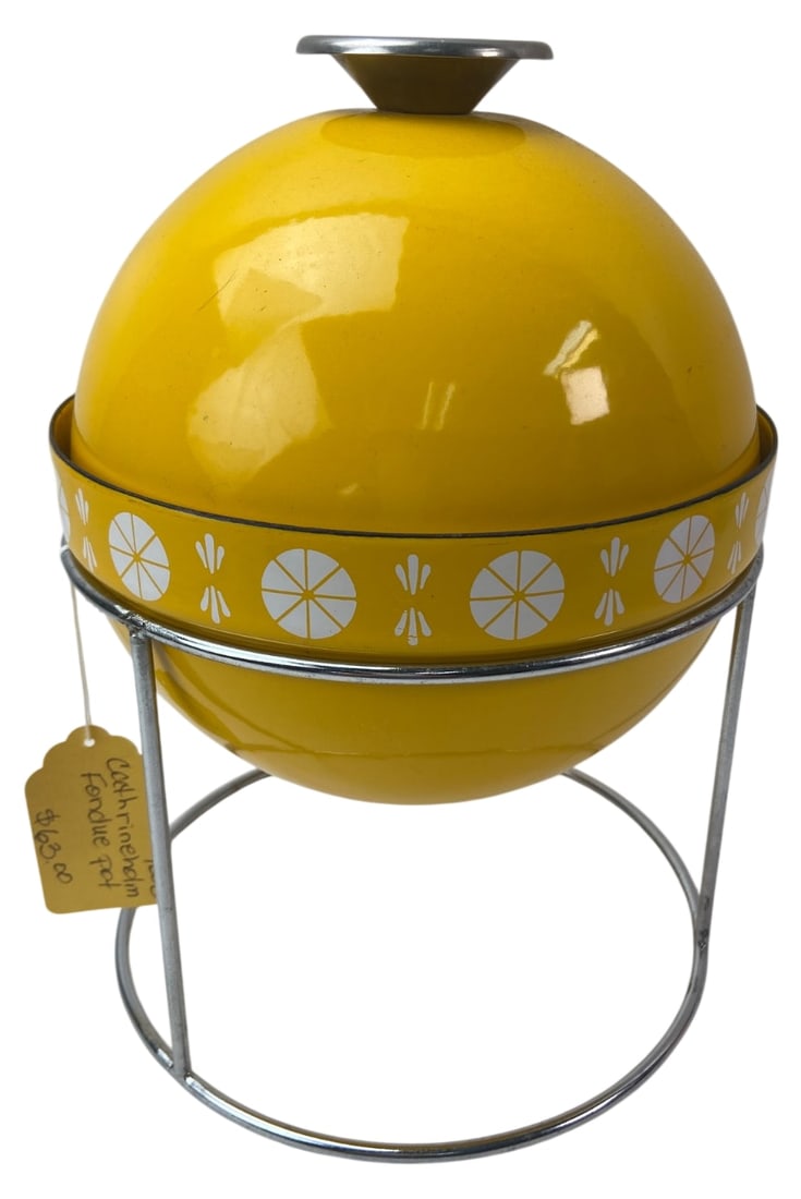 Cathrineholm Lotus Enamel Fondue Pot (1 of 7)