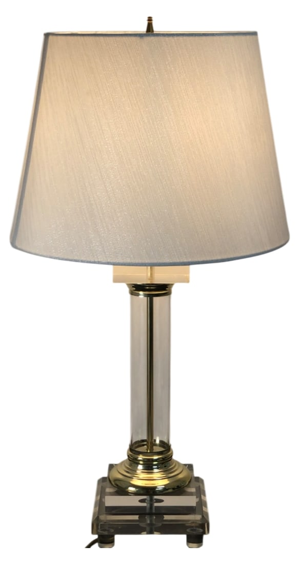 MCM Acrylic Table Lamp 28"H (1 of 6)