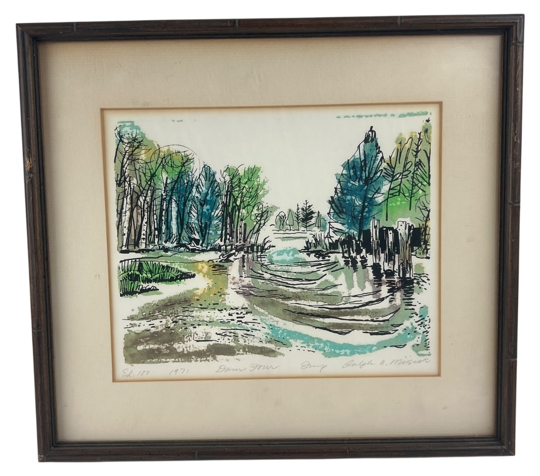 1971 Ralph Misiak Signed Limited Edition Serigraph (1 of 4)